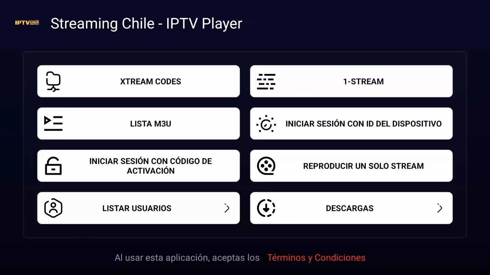 Streaming Chile - IPTV Player